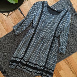 Mystree | Blue Grey Prairie-esque Dress